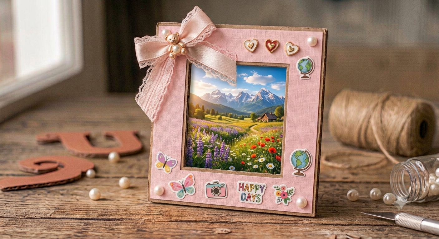 The special Handmade photo frame