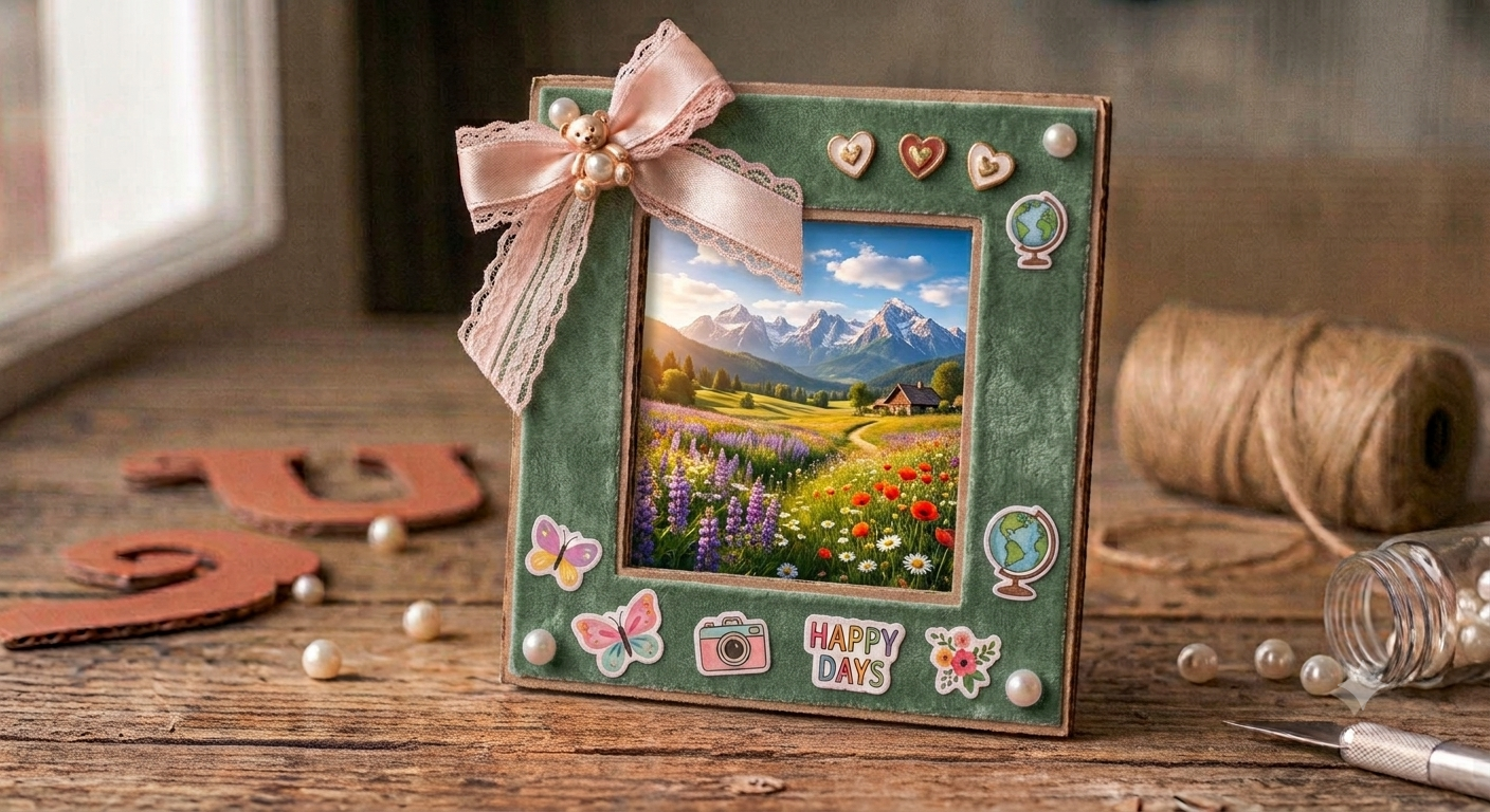 The special Handmade photo frame