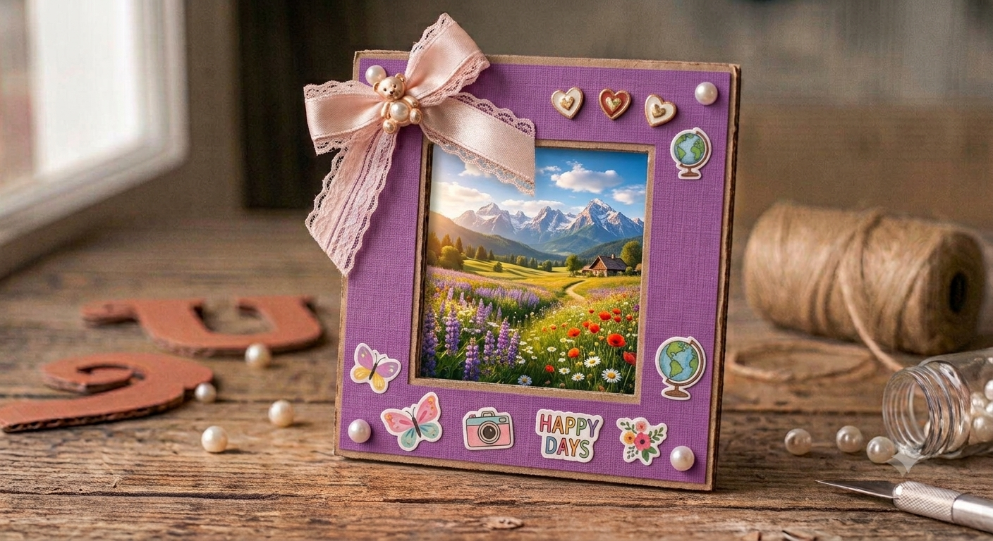 The special Handmade photo frame