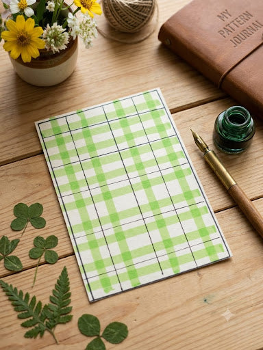 A crazy decorated A4 sheet scrapbook paper