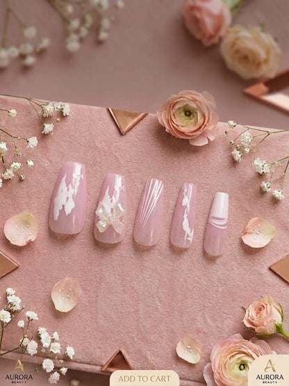 The beautiful cute nails